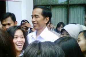 Jokowi saat berada di kampus Unpad Bandung